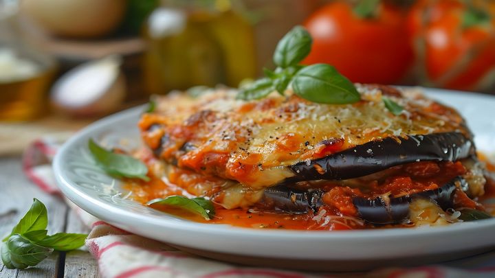 Squisita parmigiana di melanzane