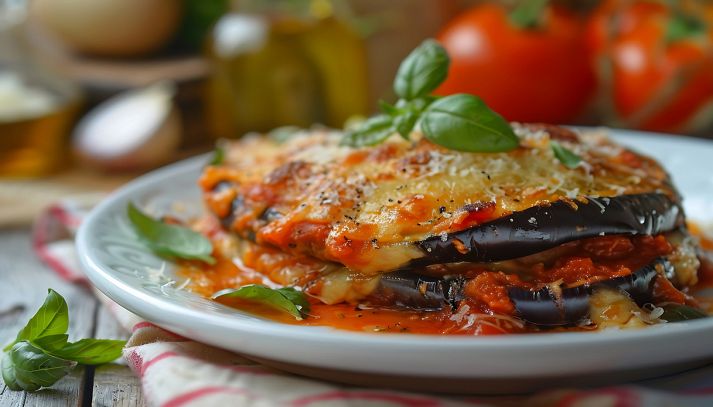 Squisita parmigiana di melanzane