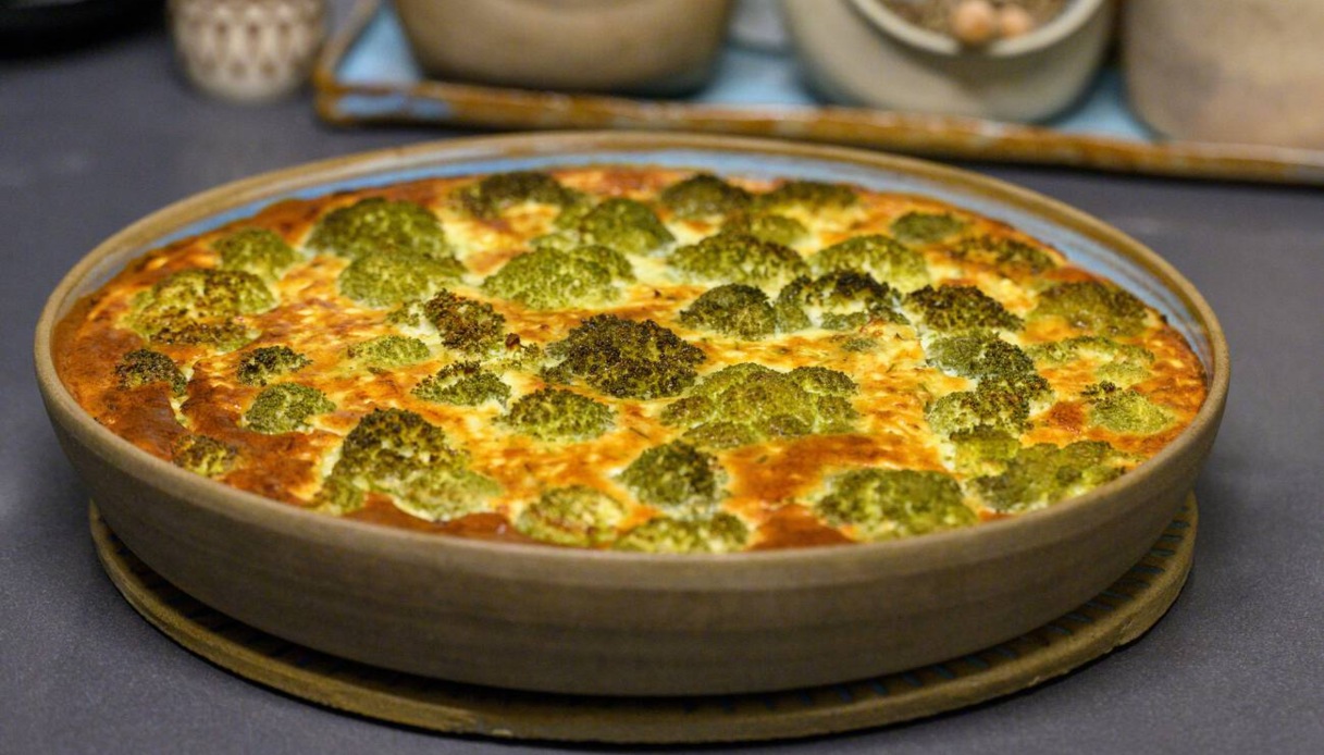 Torta salata con Broccoli e patate