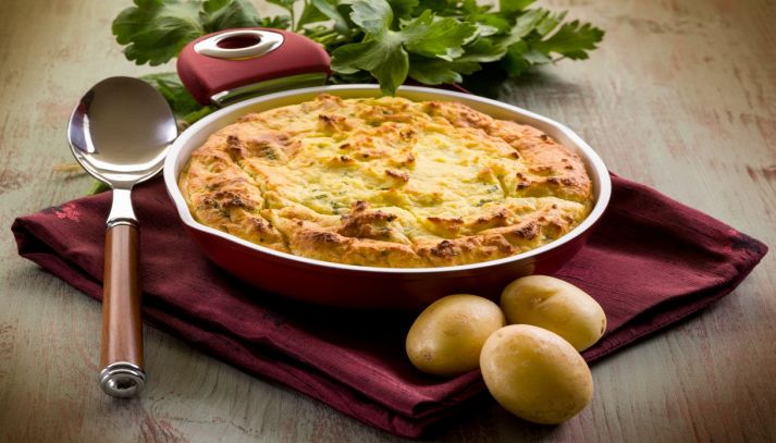 Torta salata di patate e cipolle