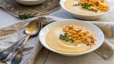 Vellutata di cavolfiore e ceci