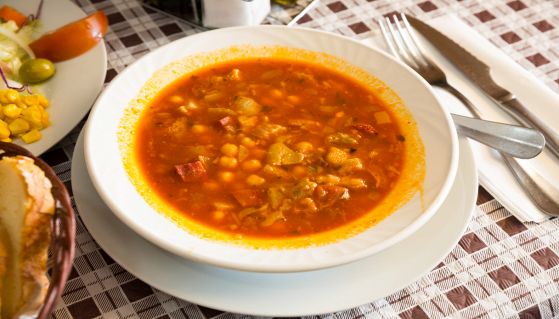 Cisrà, zuppa di ceci e trippa