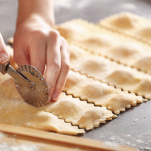ravioli capresi preparazione formatura