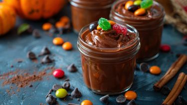 Budino di zucca e cioccolato