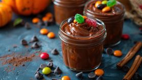 Budino di zucca e cioccolato