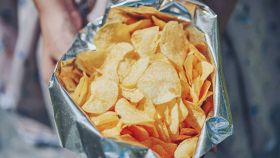 Croccanti patatine in busta