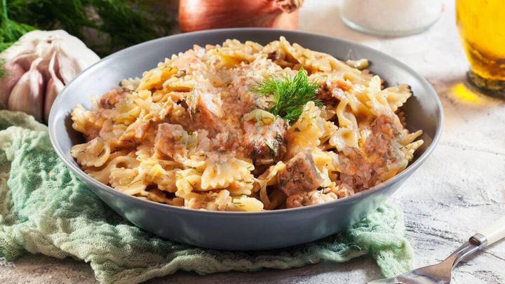 Pasta mascarpone e salsiccia