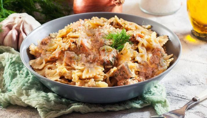 Pasta mascarpone e salsiccia