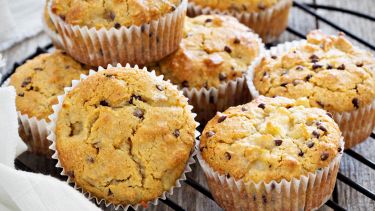 Muffin pere e cioccolato