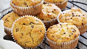 Muffin pere e cioccolato