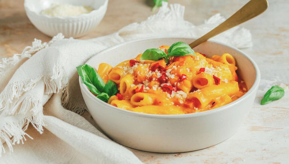 Pasta zucca e noci