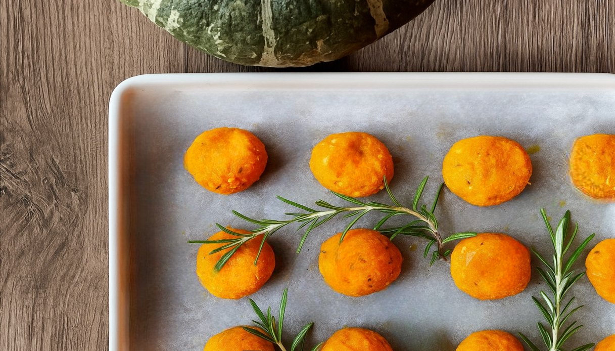 Polpette di zucca e ceci