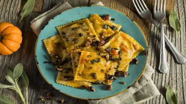 Ravioli di zucca e ricotta