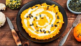 Risotto zucca e caprino