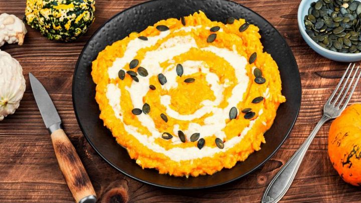 Risotto zucca e caprino