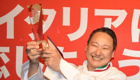 Il vincitore Yoshiaki Yaguchi