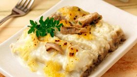 Cannelloni salsiccia e funghi