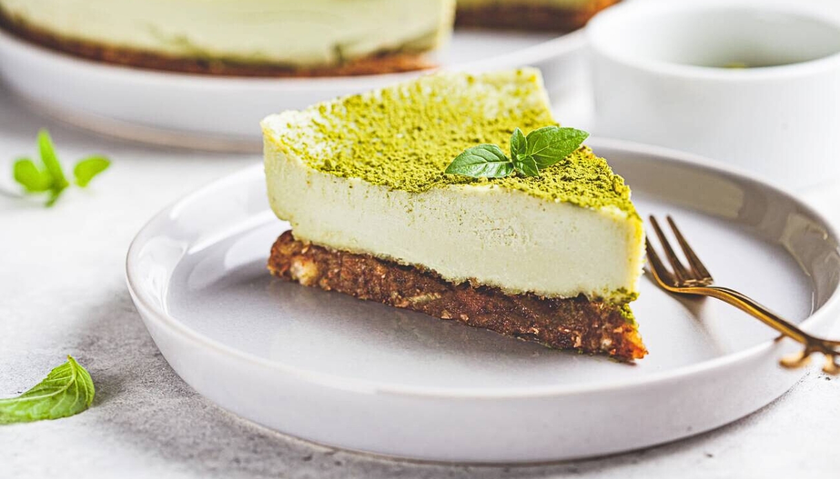 Matcha cheesecake