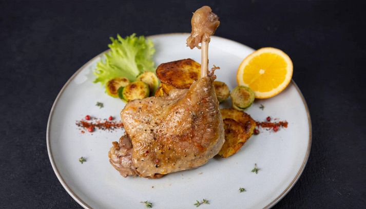 Coscia d’anatra in padella