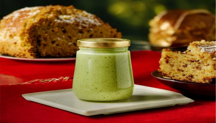 Crema per panettone al pistacchio