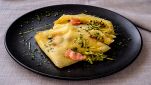 Crespelle di salmone e zucchine