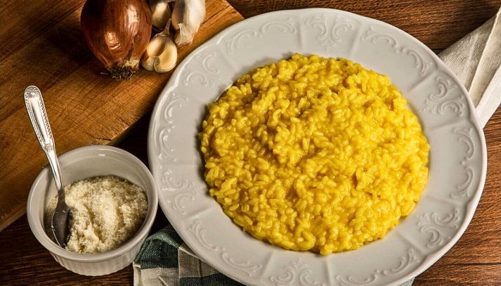 risotto stracchino e zafferano