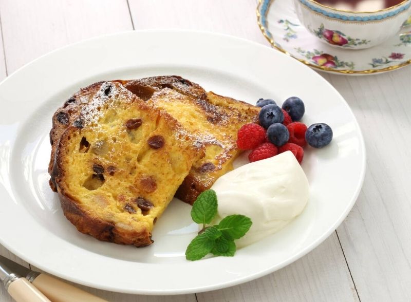 French toast di panettone