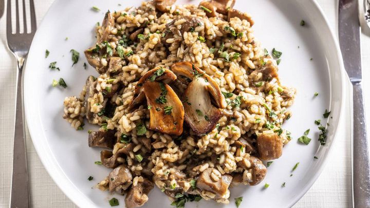 Orzotto ai funghi