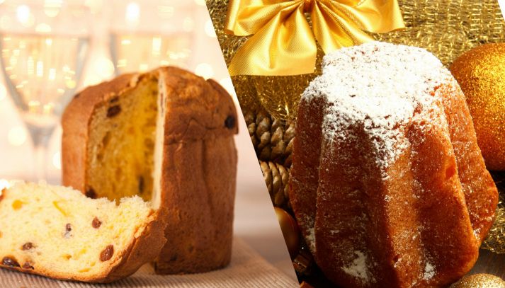 Panettone e pandoro sulle tavole natalizie
