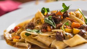 Pappardelle al cinghiale in bianco