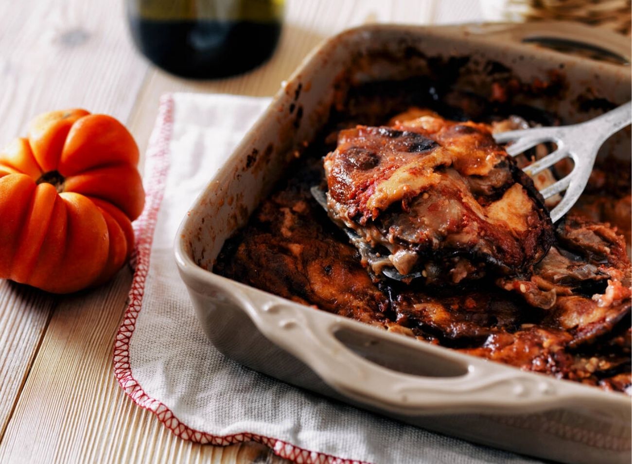 Melanzane alla parmigiana senza friggere