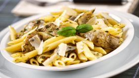 Penne ai carciofi e lime