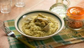 Risotto carciofi e patate