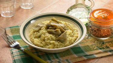 Risotto carciofi e patate