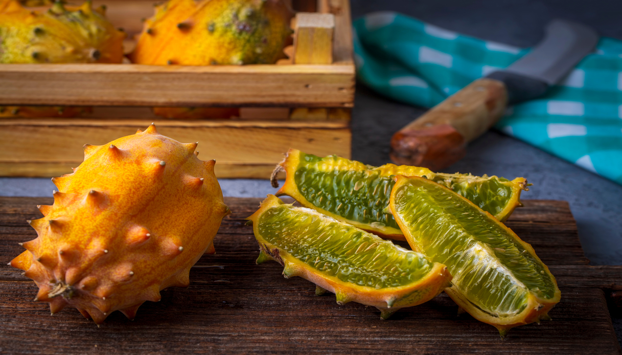 Semi Di Kiwano (Melone Cornuto) – 15 Semi Di Frutta Esotica Rampicante Per Giardino E Vaso