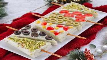 Tramezzini alberi di Natale