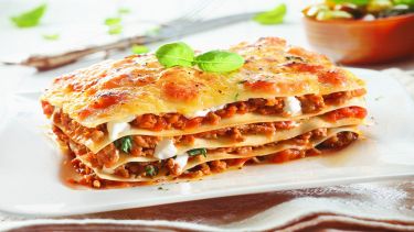 Lasagne senza glutine e lattosio