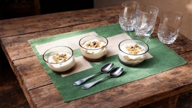 Mousse di ricotta e pere