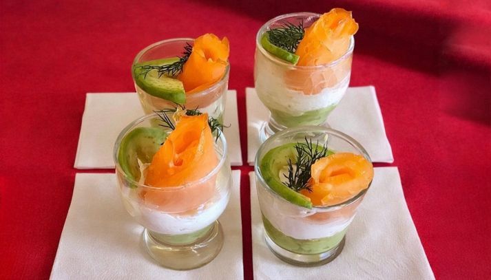 Mousse di salmone e Avocado