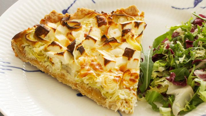 Torta salata con indivia