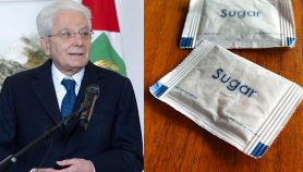 Bustina da zucchero di Sergio Mattarella