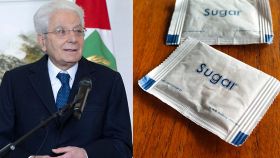 Bustina da zucchero di Sergio Mattarella