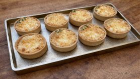 Mini quiche con cuore fondente