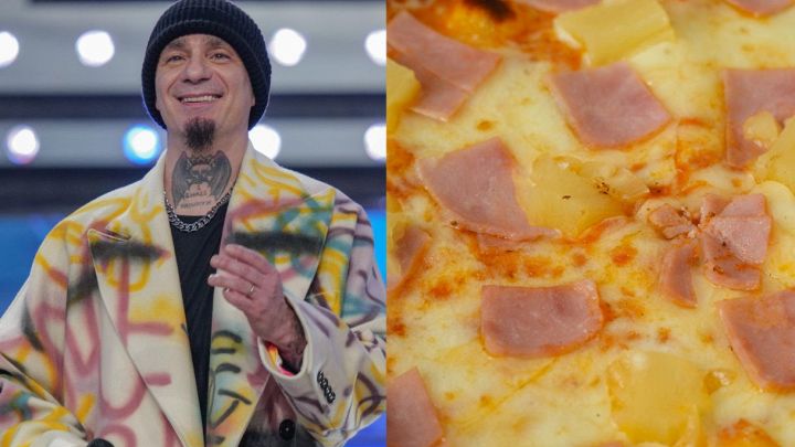 Pizza ananas J-Ax cibo Sanremo 2026