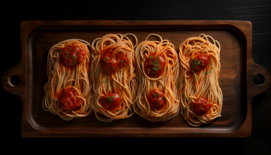 Piatto di spaghetti di semola e confezioni di pasta su banco cucina, test comparativo su qualità, sicurezza e rapporto qualità-prezzo