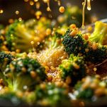 Cimette dorate nell’olio caldo