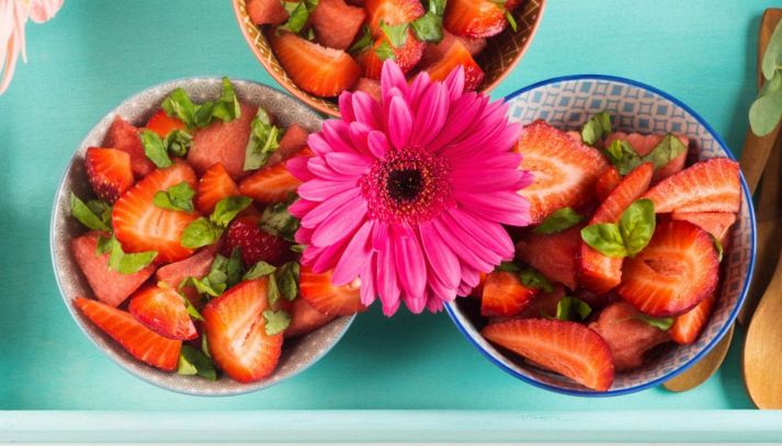 Primavera, cibi colorati