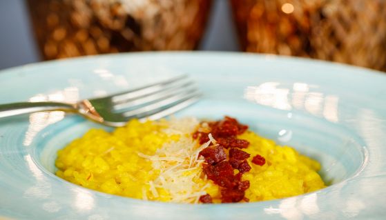 Delizioso risotto allo zafferano