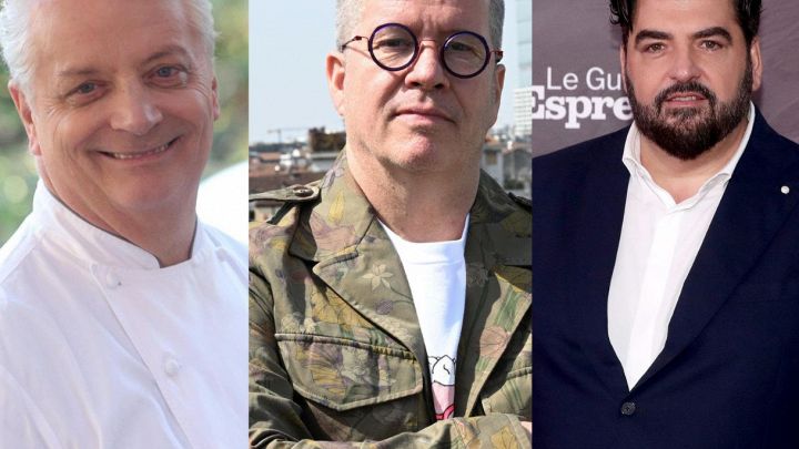 Iginio Massari, Antonino Cannavacciuolo ed Ernst Knam