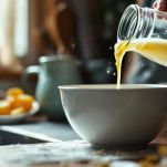 Impasto lavorato con latte e olio